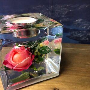 Floral T Light Holder