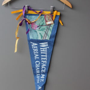 New York Whiteface Felt Flag