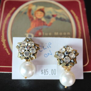 Clip On Pearl/Glitz Earrings