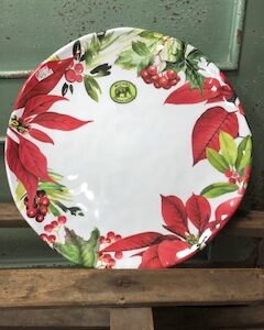 Poinsettia Plate