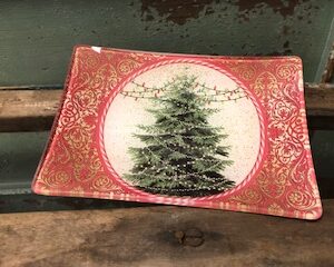 O'Tannenbaum Glass Dish