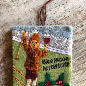 Personalised Blue Moon Xmas Tree decoration