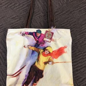 Skier Tote Bag